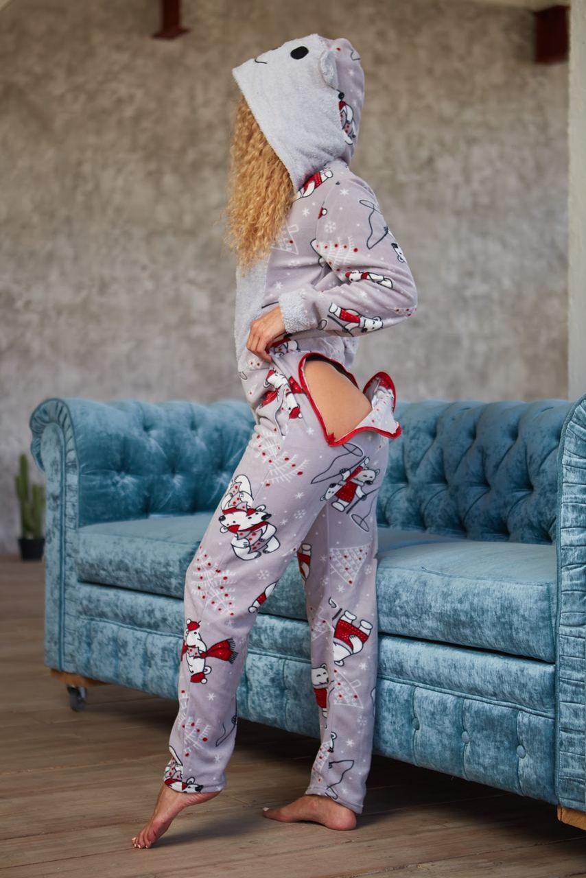 Пижама цельная женская