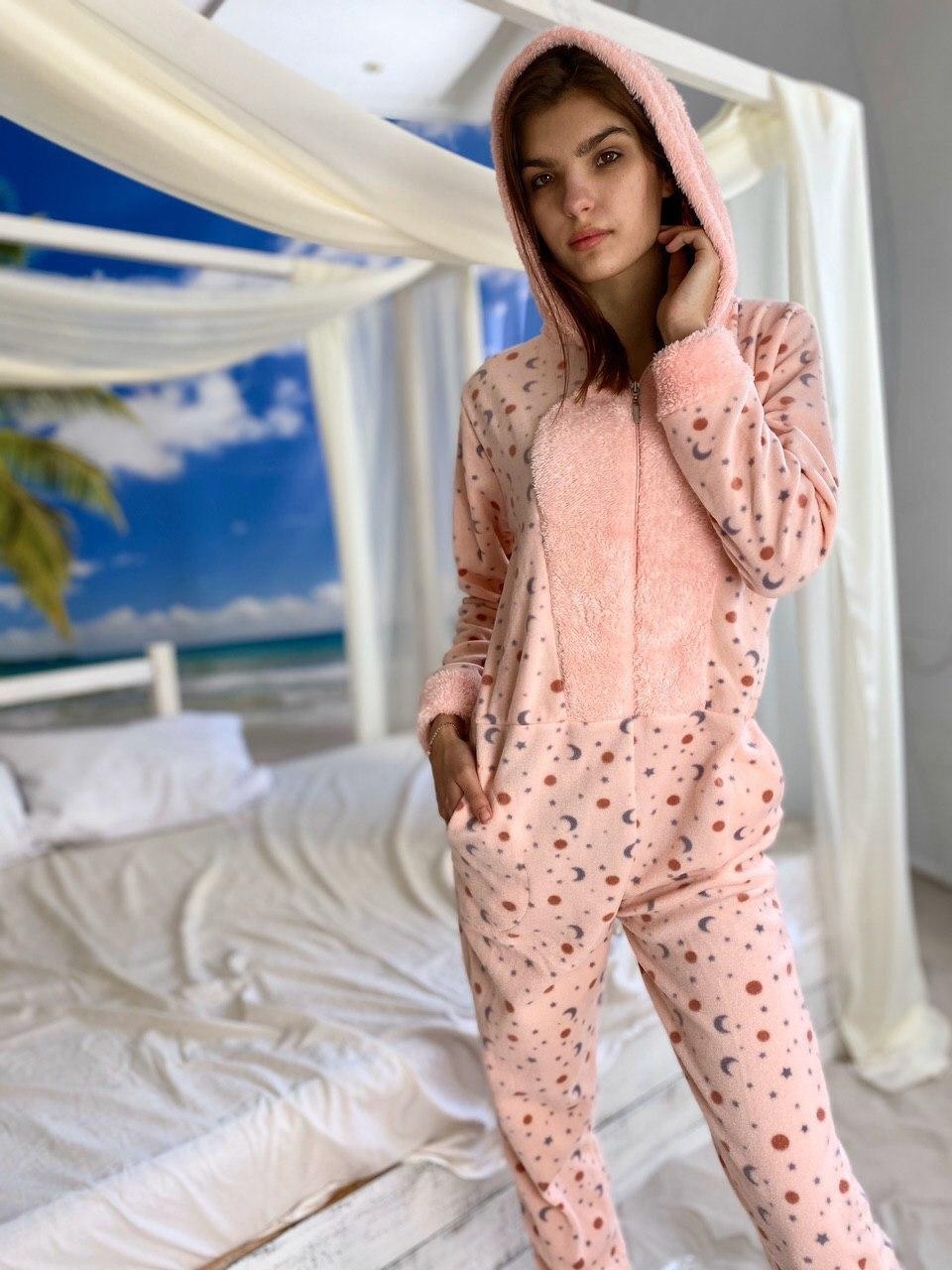 Пижама комбинезон женская