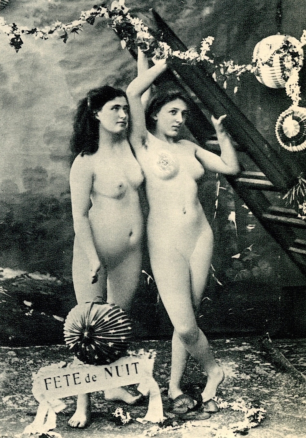 Nude naked Indigenous women vagina Antique Vintage