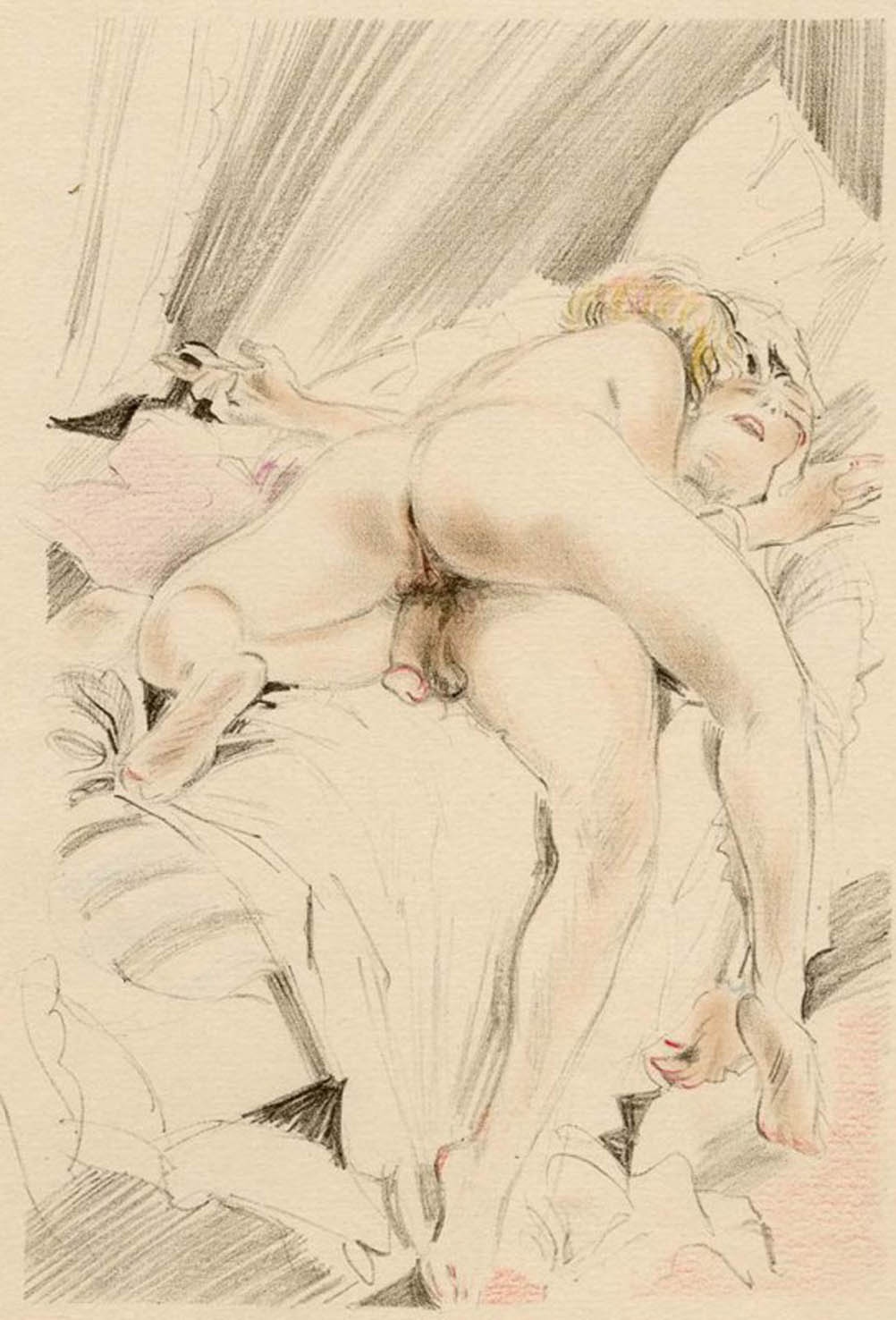 Современные эротические иллюстрации в графике