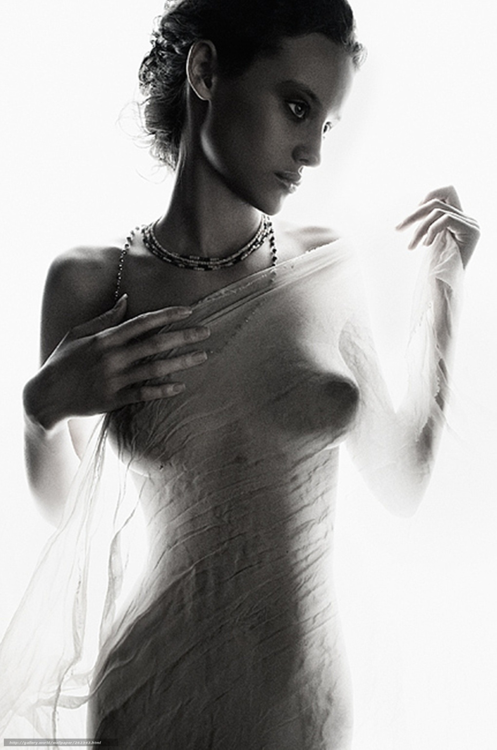 Девушки в прозрачных платьях