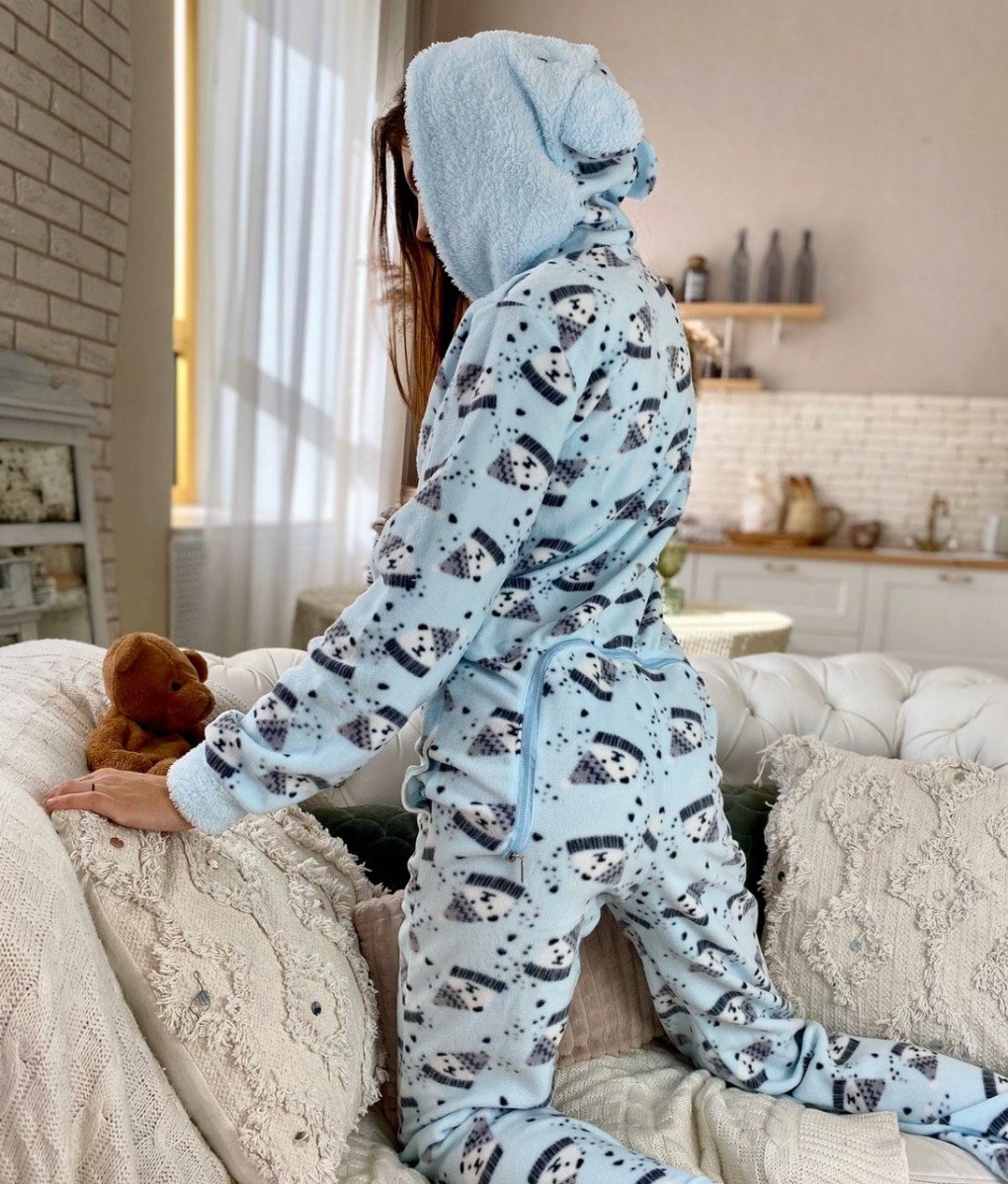 Пижама с карманом на попе