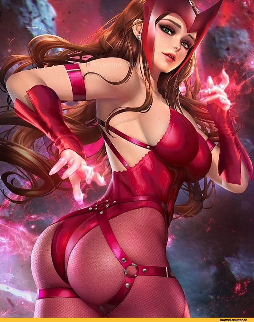 Алая ведьма Марвел голая
