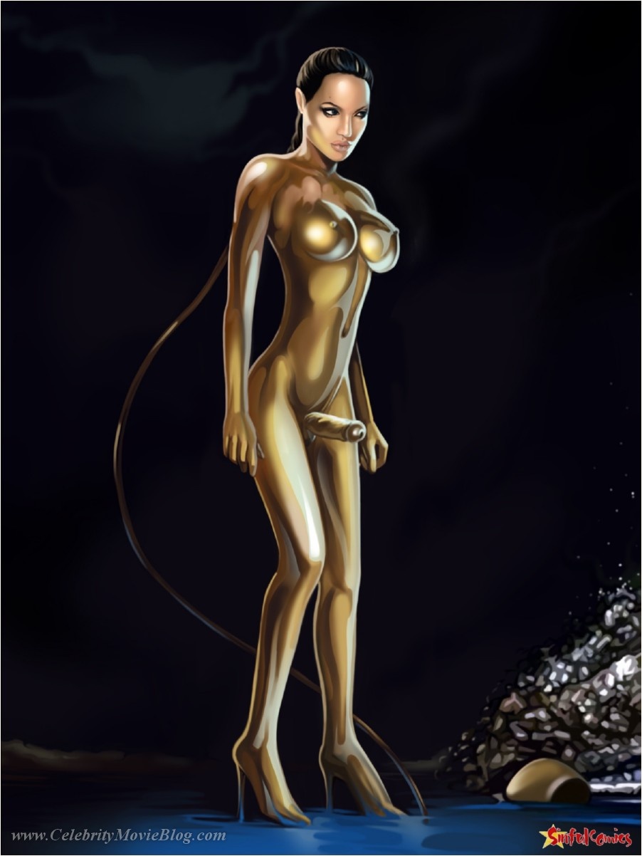 Беовульф 2007 Анджелина Джоли голая