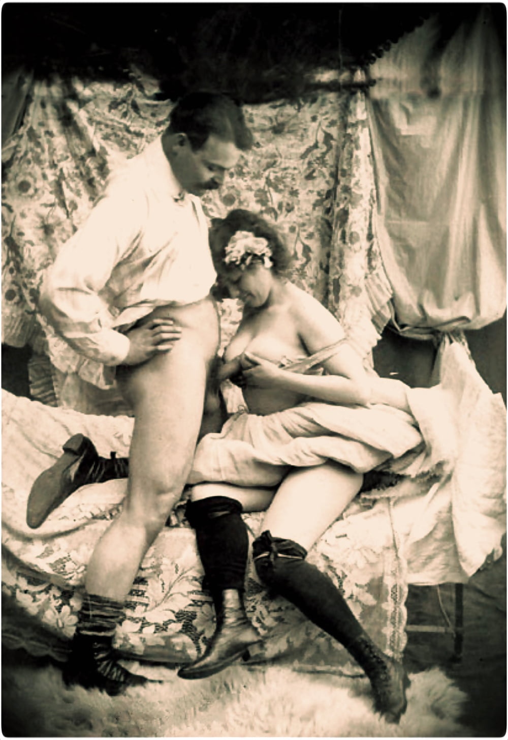 Ретро групповуха с писсингом