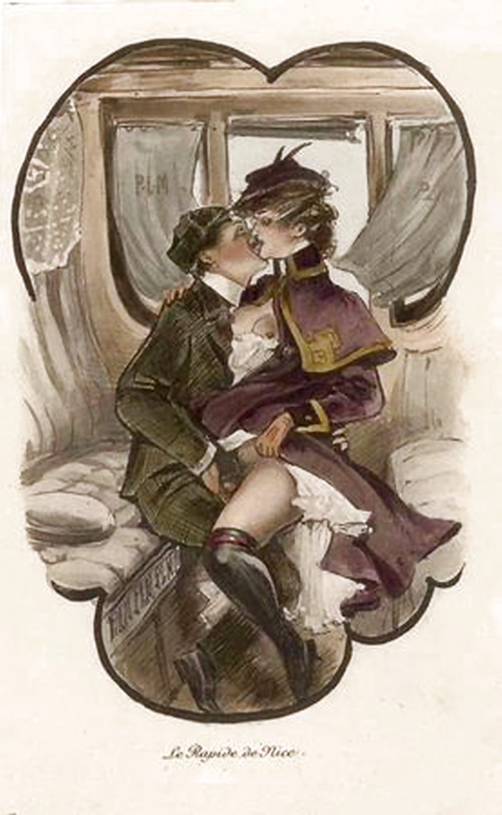 Женщина запряженная в повозку