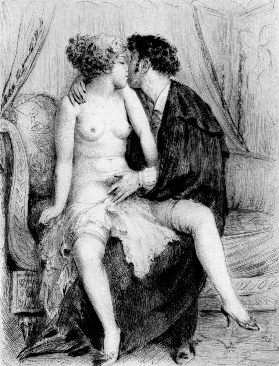 Эдуар-Анри-Авриль. "Мастурбация"