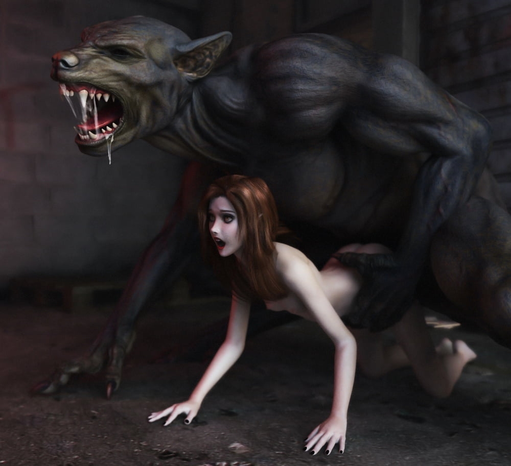 Оборотень выебал девушку