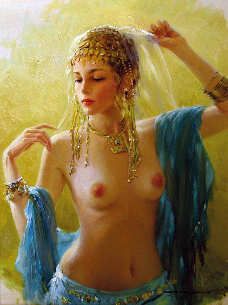 Живопись деревенская баня