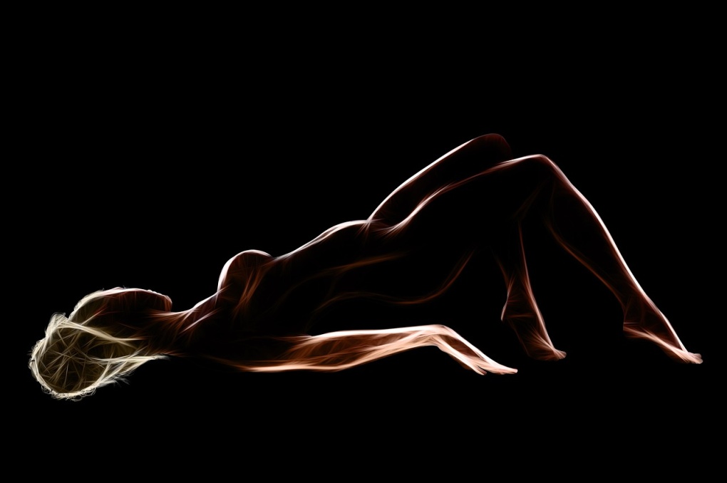 Женское тело рисунок Минимализм