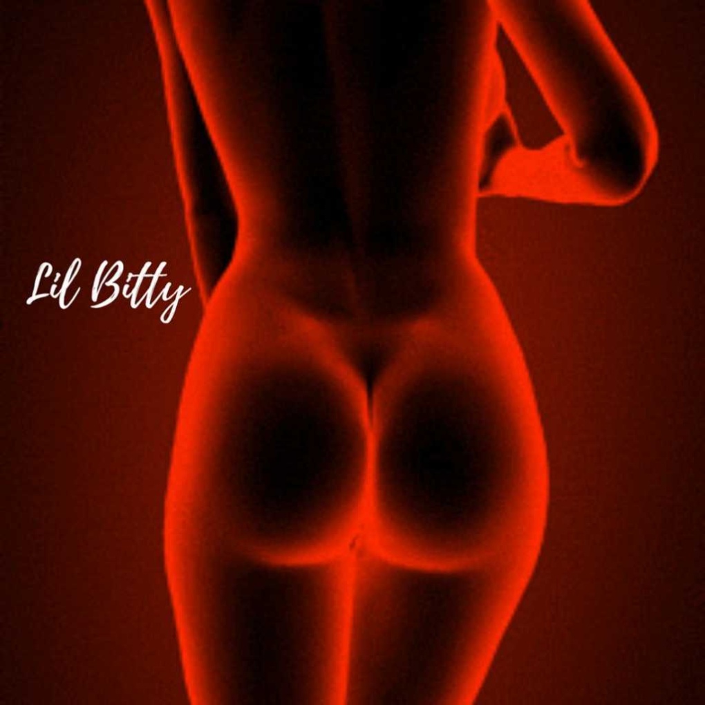 Голая в неоновом свете