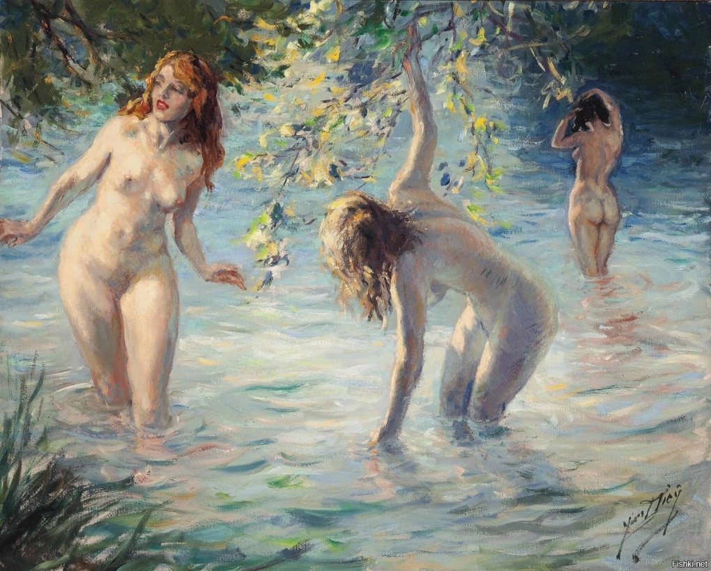 Дейнека купальщицы