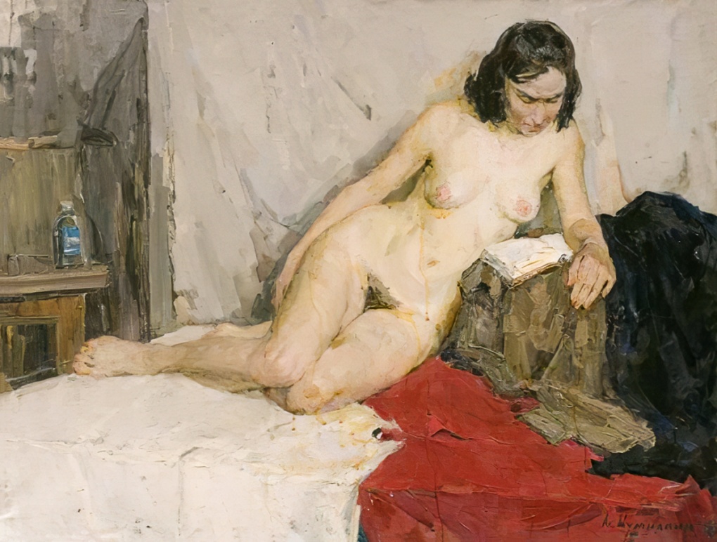 Молодая натурщица