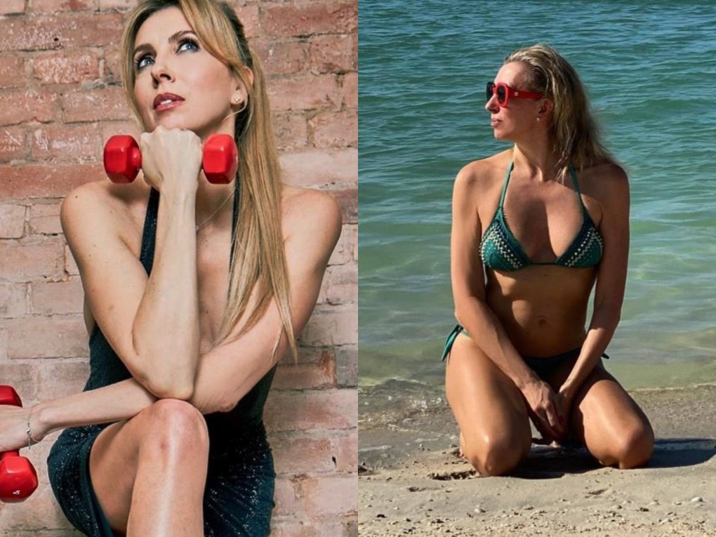 Светлана Бондарчук в чулках