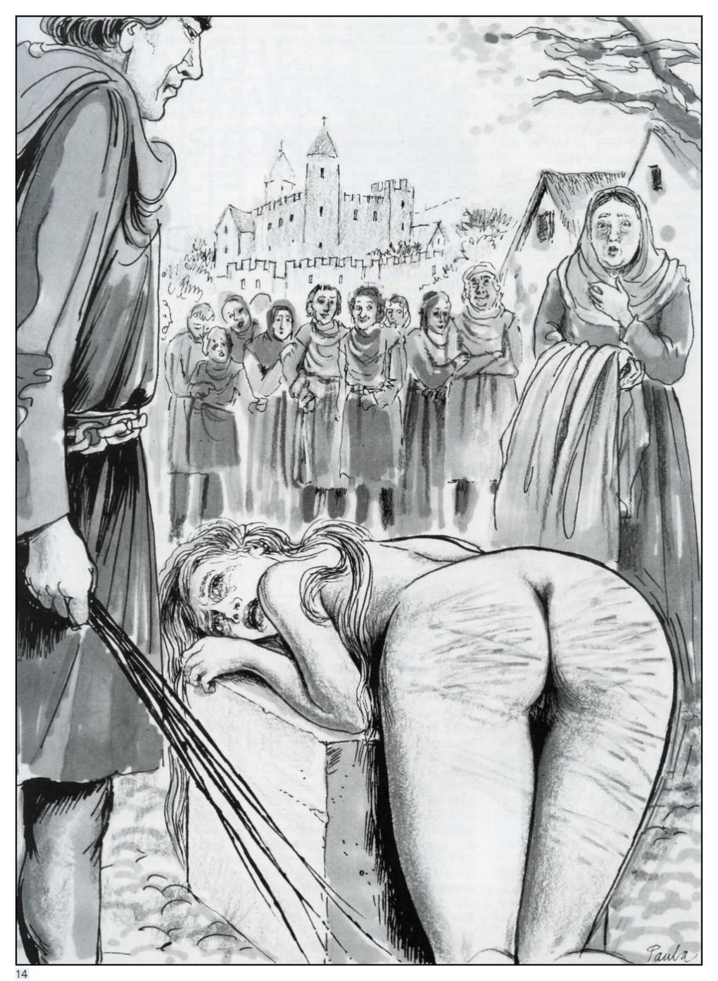 Порка девушек плетью бдсм