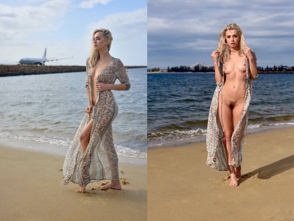 Одетые и раздетые взрослые дамы