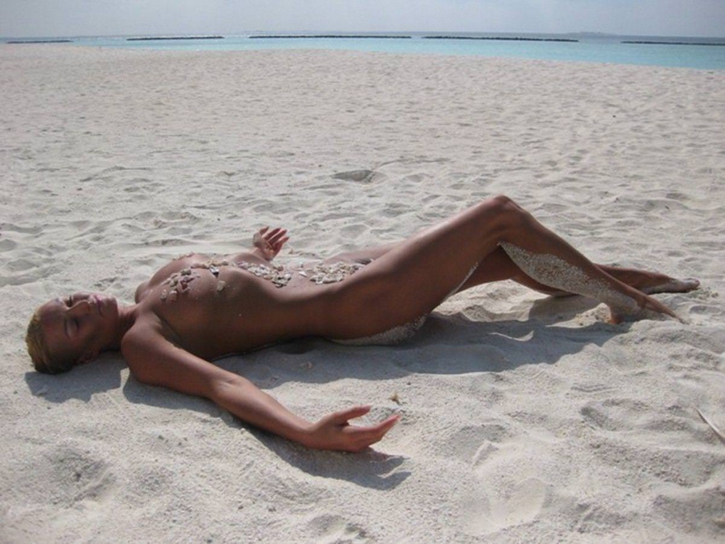 Анастасия Волочкова на Мальдивах