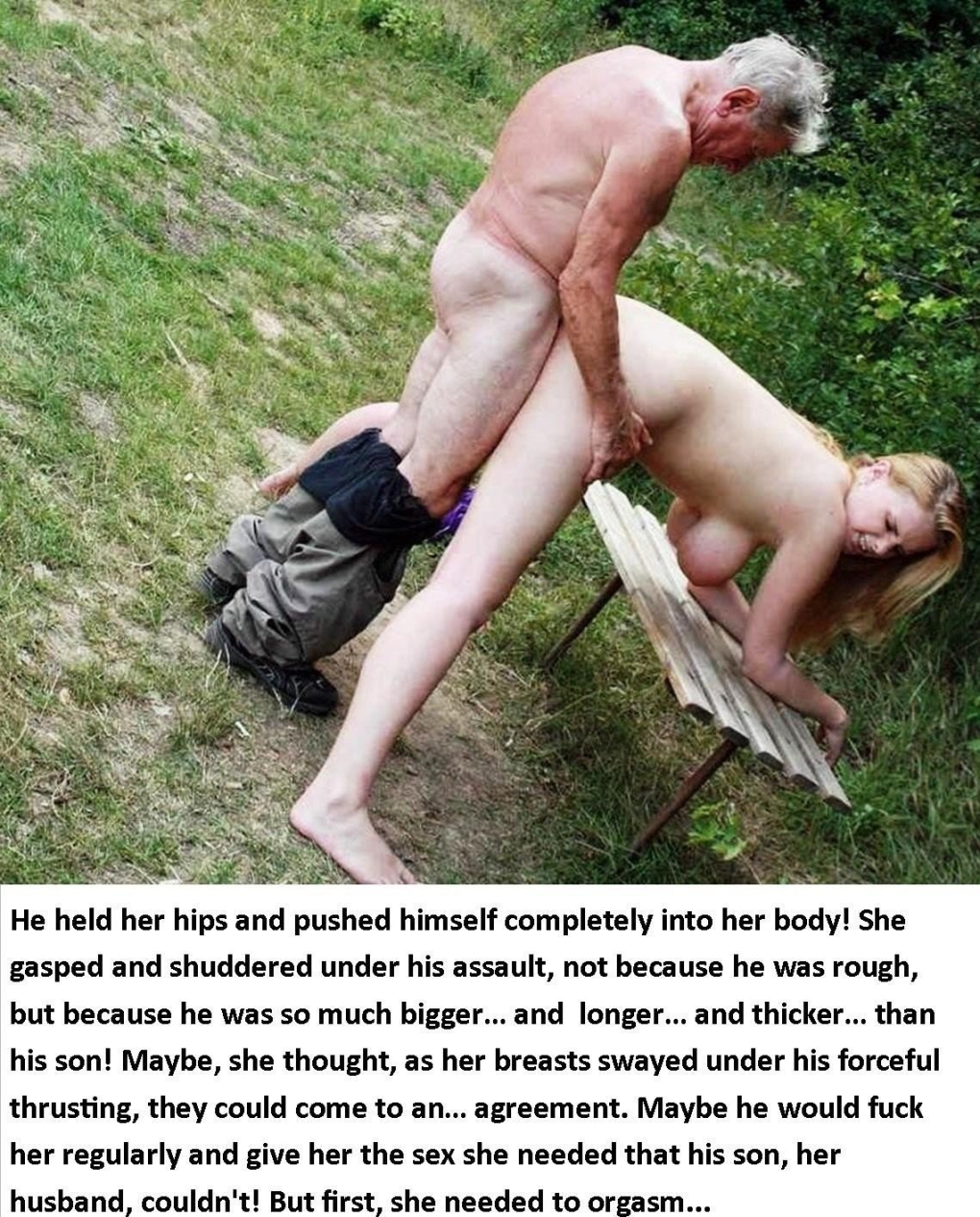 Выебал бомжиху на улице