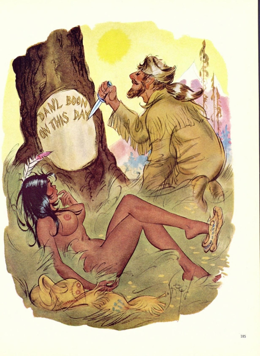 Рисованные эротические карикатуры