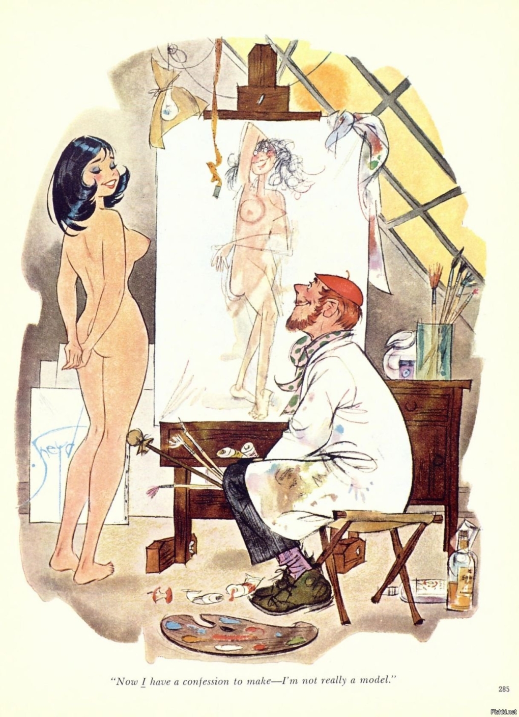 Эротические карикатуры