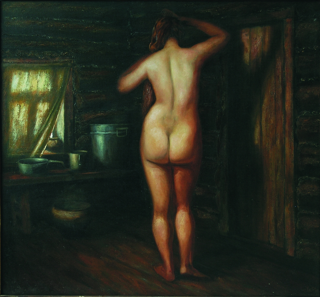 Картина голые женщины в бане