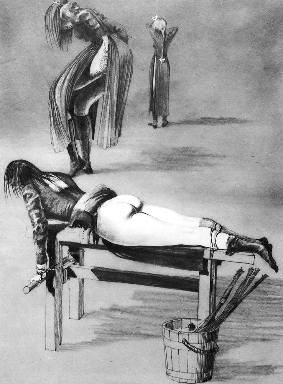 Наказание девушек порка