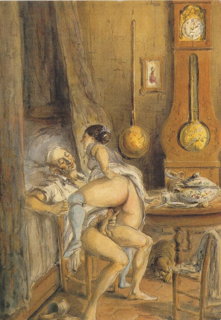 Старинная порнографическая живопись