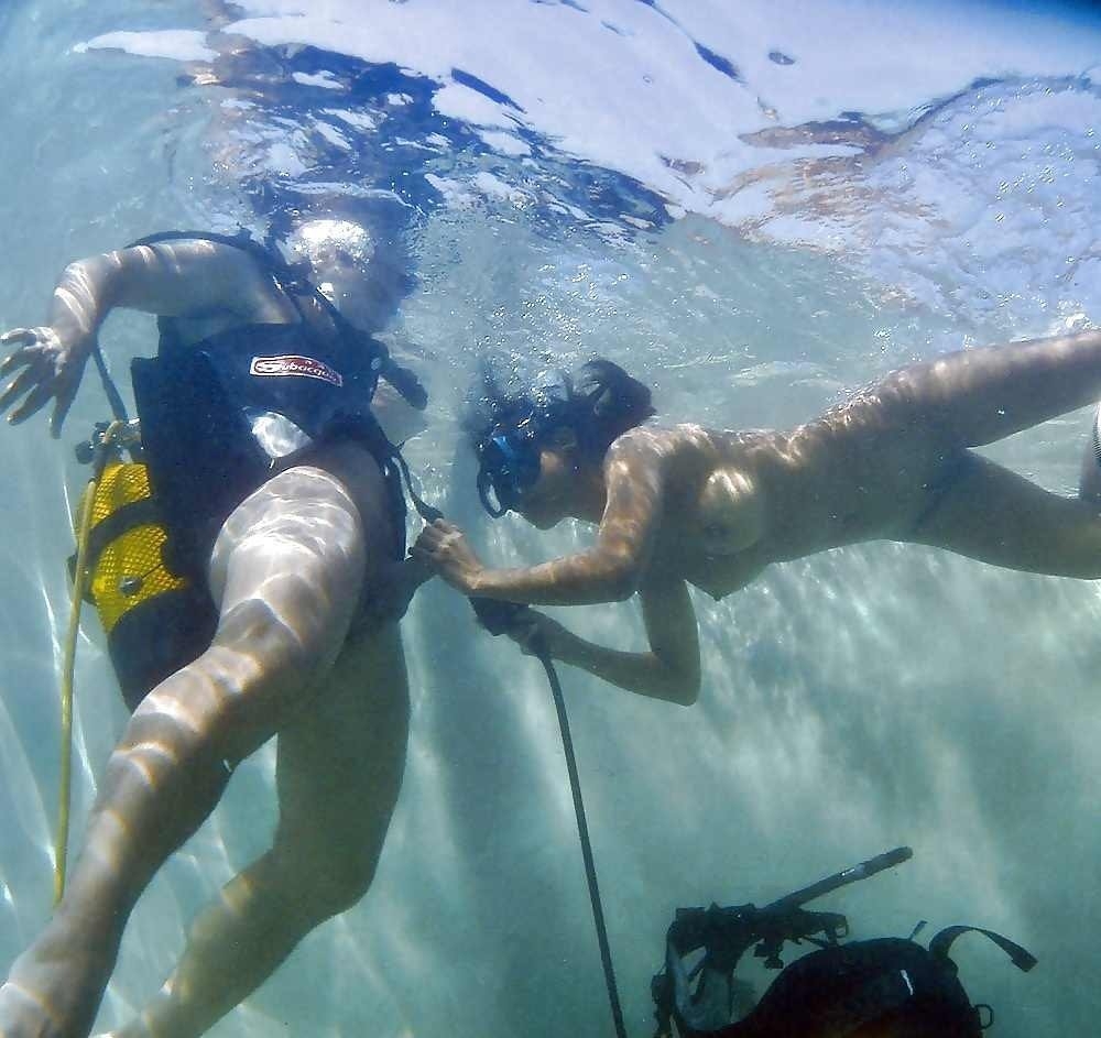 Трах под водой в акваланге
