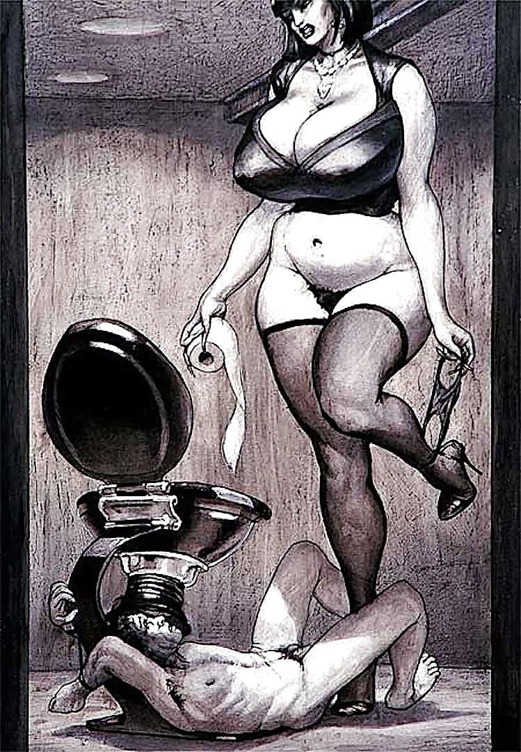 Женское доминирование рисунки