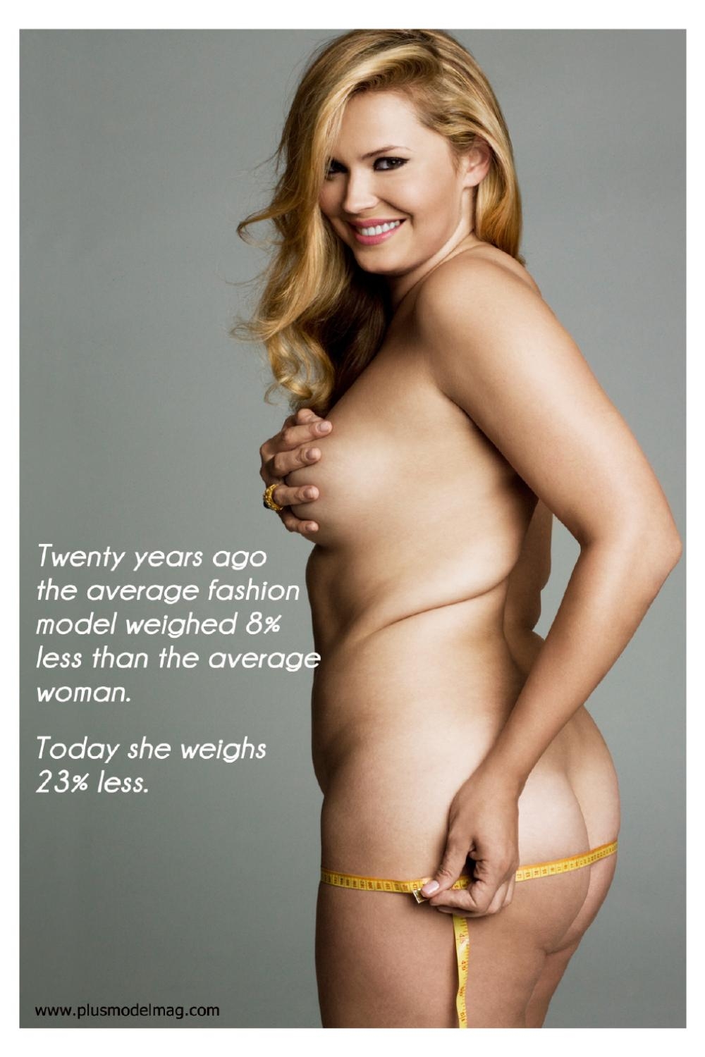 Модель плюс сайз Екатерина Жаркова nude