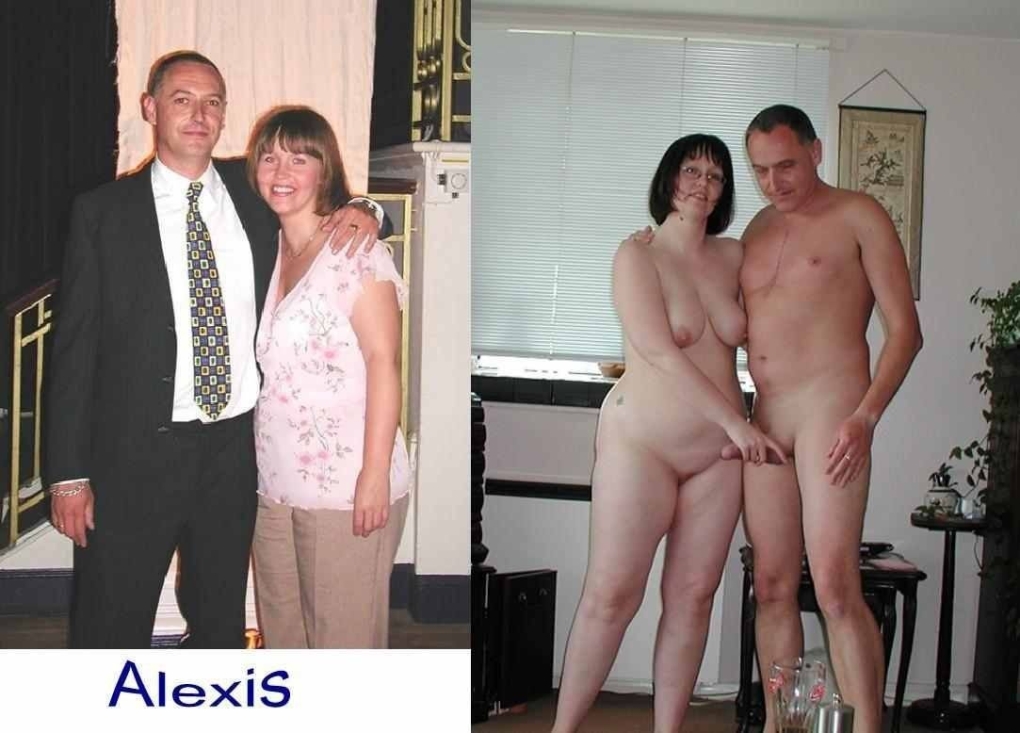 Пожилые пары голые и одетые