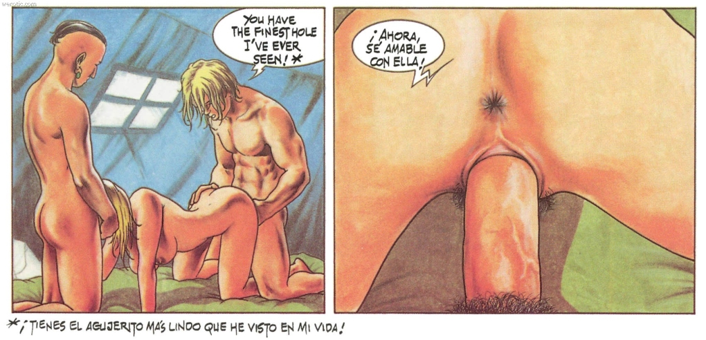 Короткие эротические комиксы