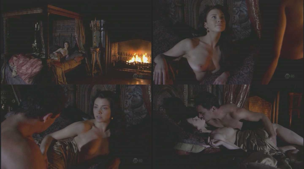 Голая Натали Дормер в сериале Тюдоры