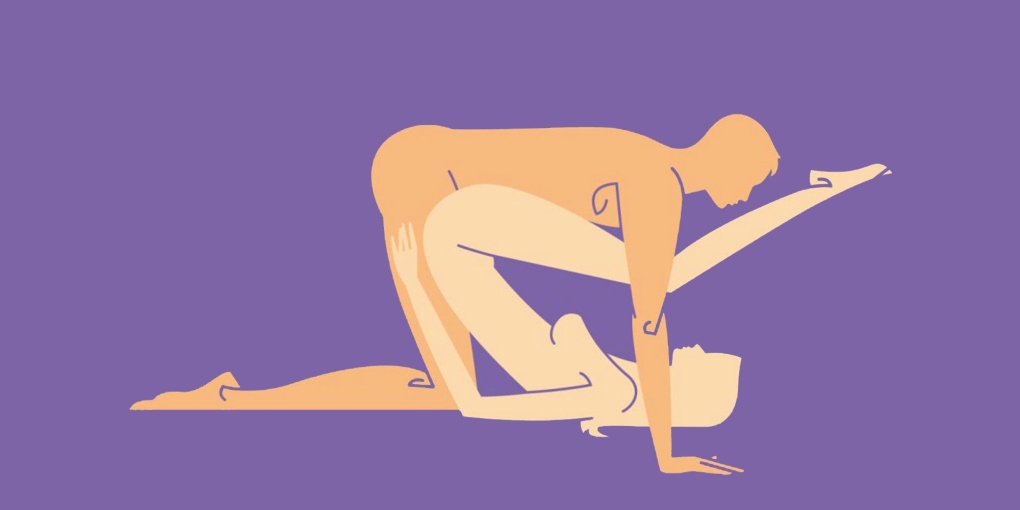 Эротическая поза Березка