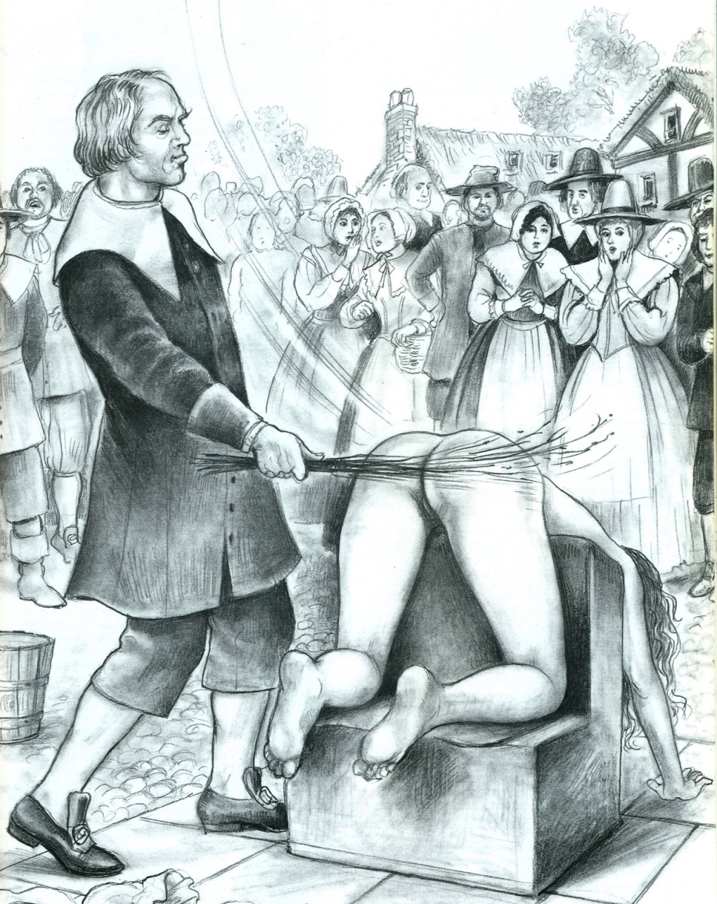 Наказание девочек поркой