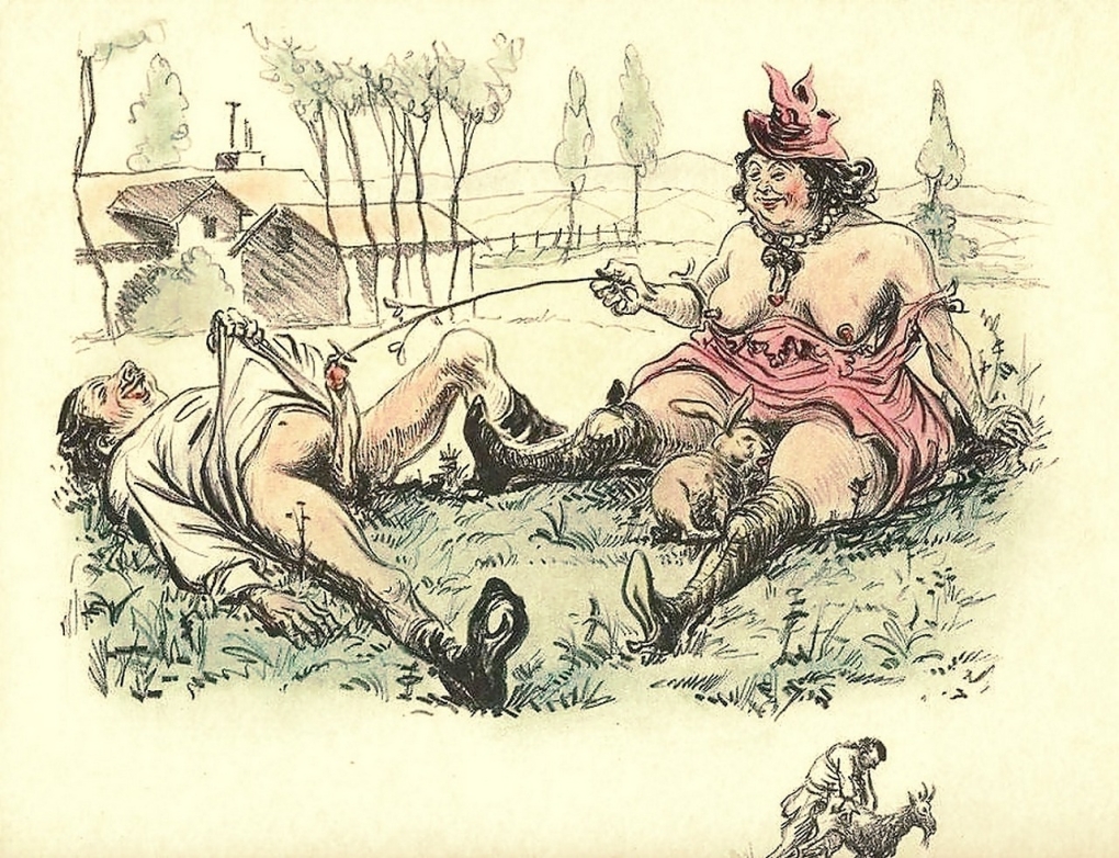 Эротические карикатуры из журнала