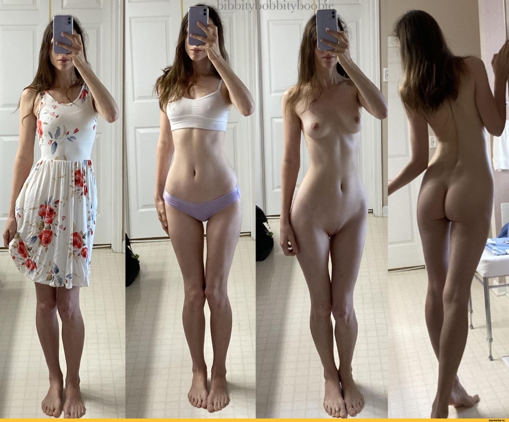 Одетые раздетые худышки