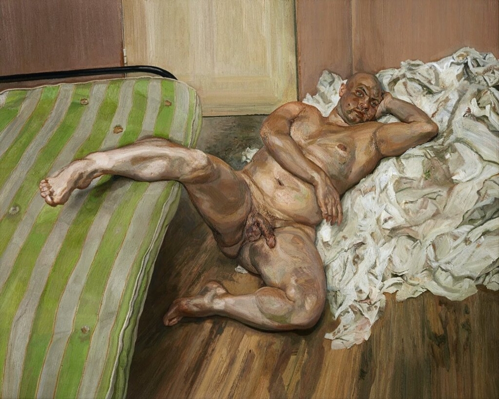 Люсьен Фрейд." И постель новобрачных..."