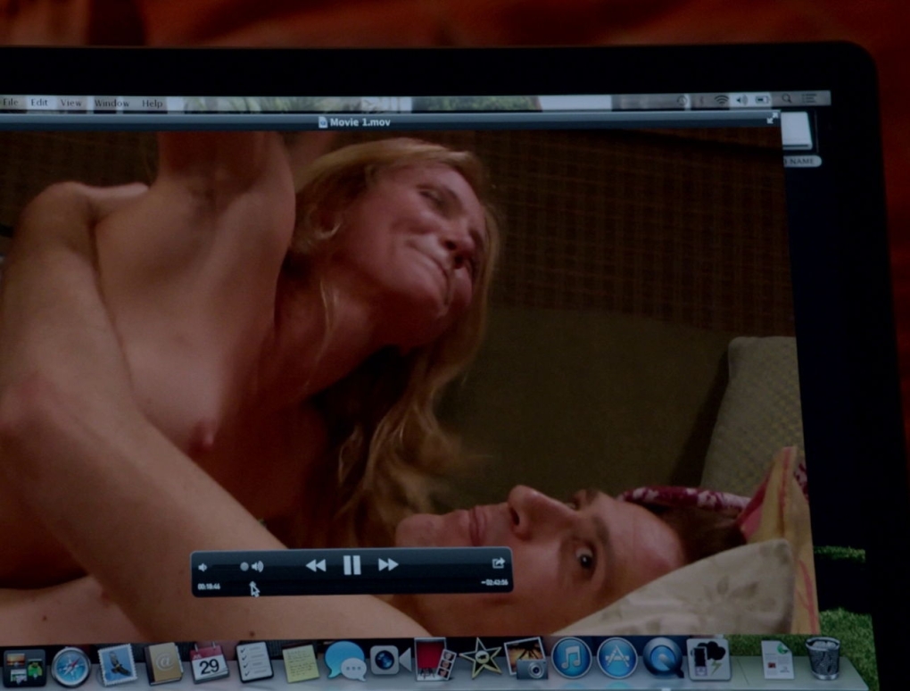 Камерон Диас голая на пляже