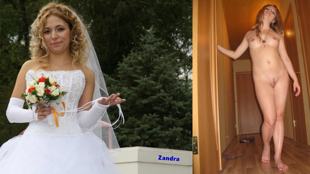 Невеста засветила киску