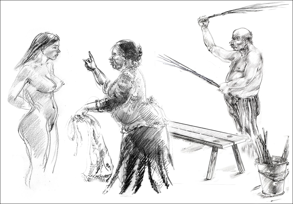 Сечение розгами женщин