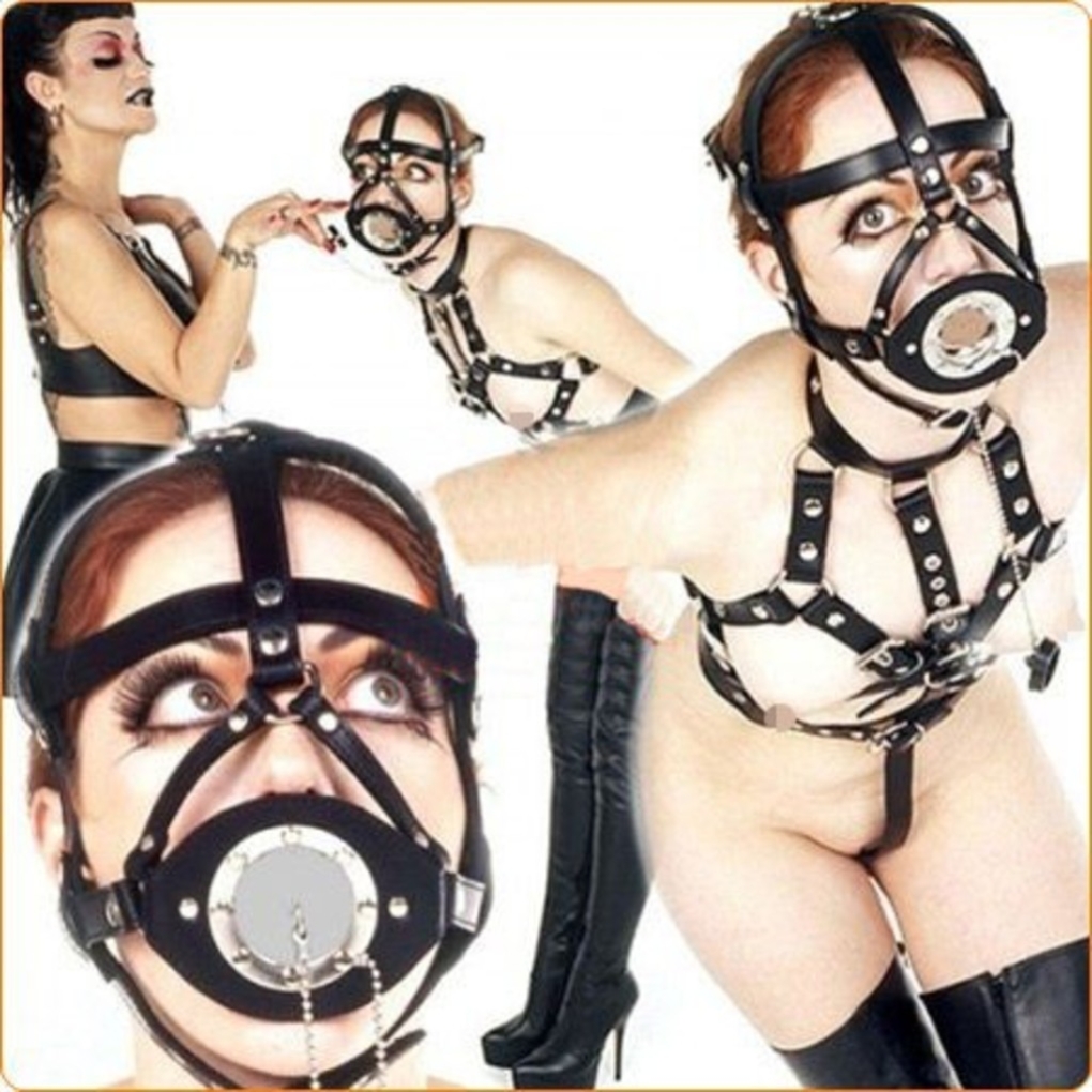 Бдсм металлический намордник