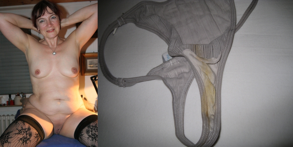 Женские мокрые трусики зрелые