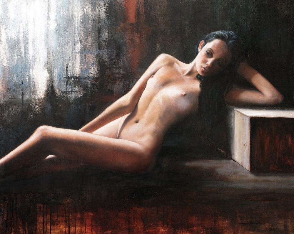 Голая натура масло реализм