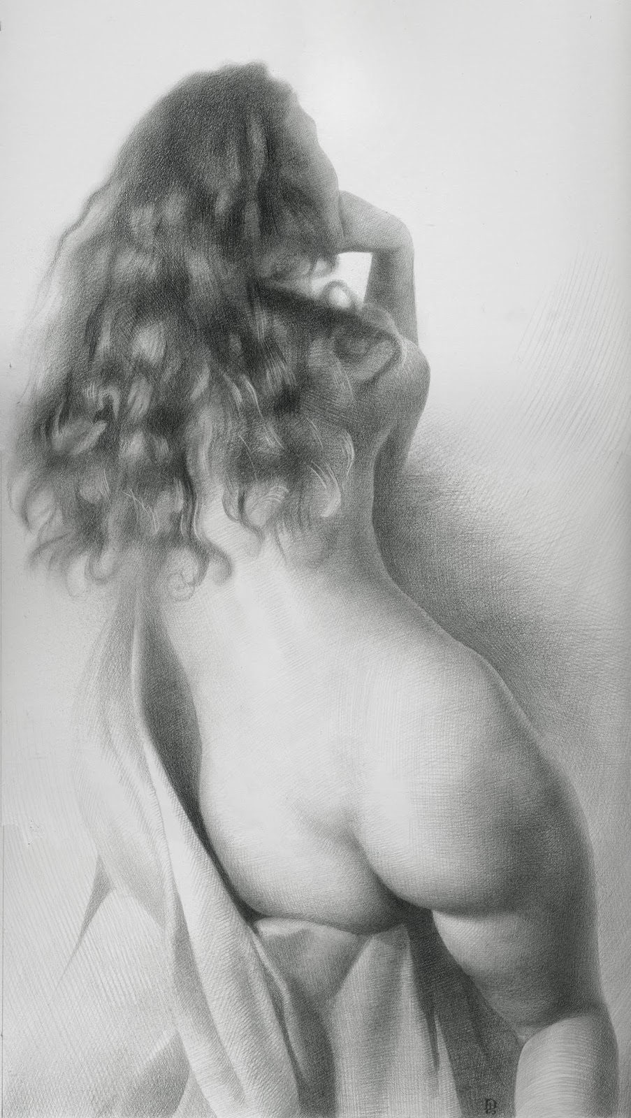 Рисование женской обнаженки