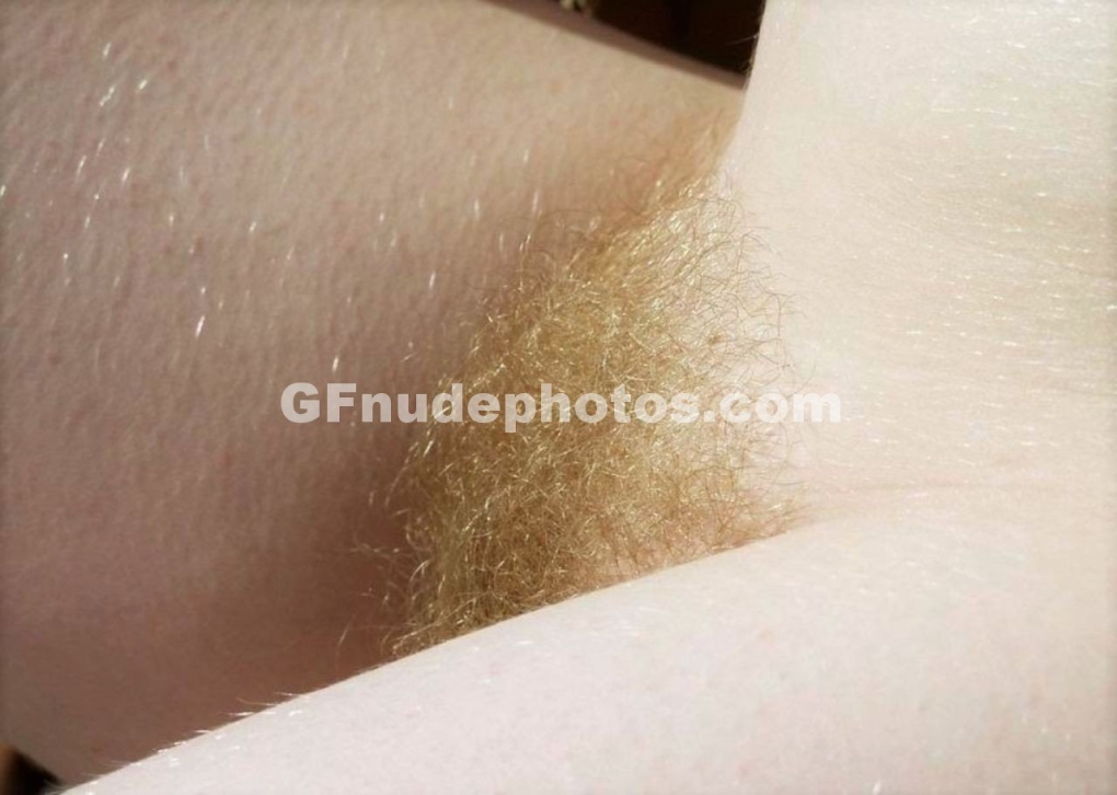 Светлые волосики на лобке