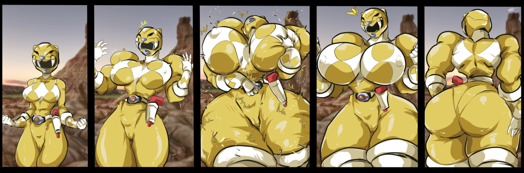 Могучие рейнджеры хентай комикс