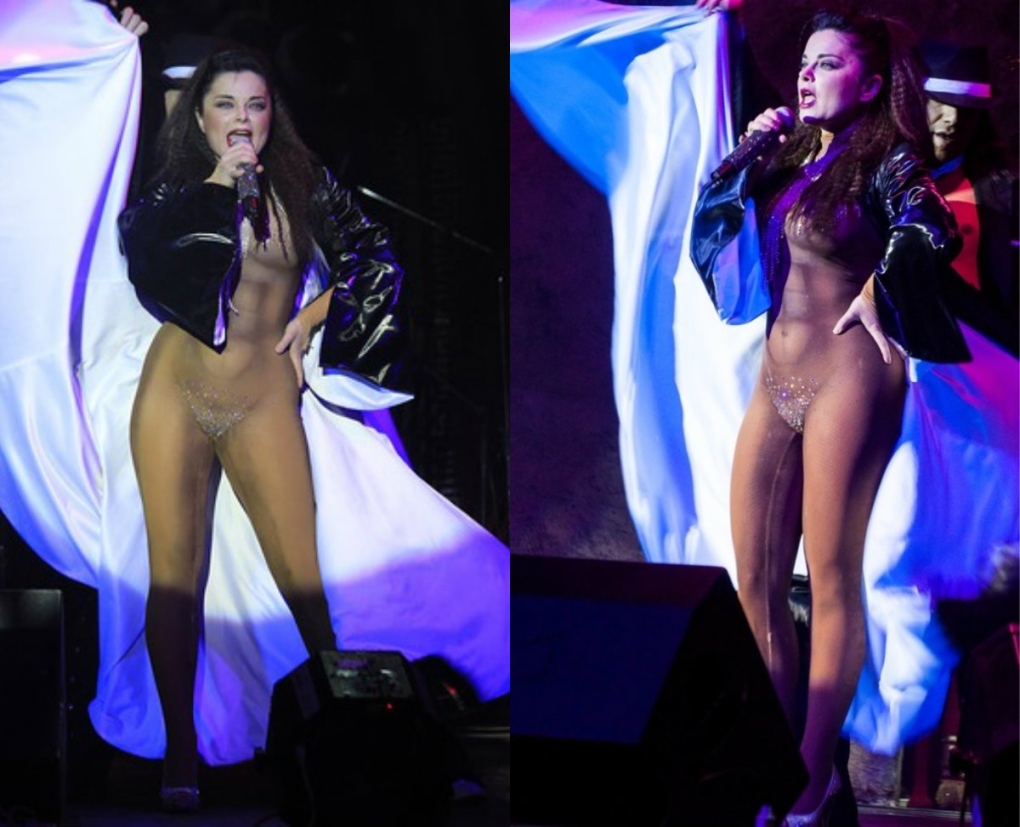 Дженнифер Лопес без трусов на сцене