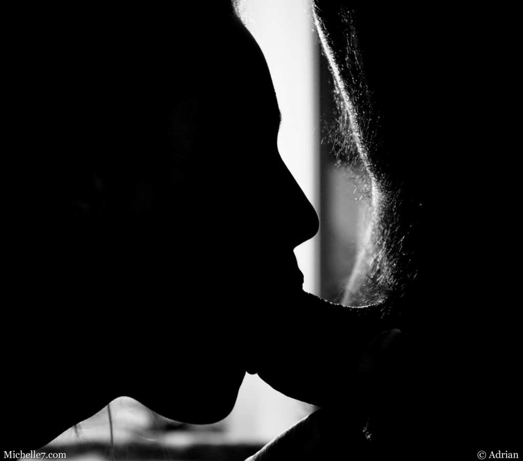 Красивый отсос в полумраке