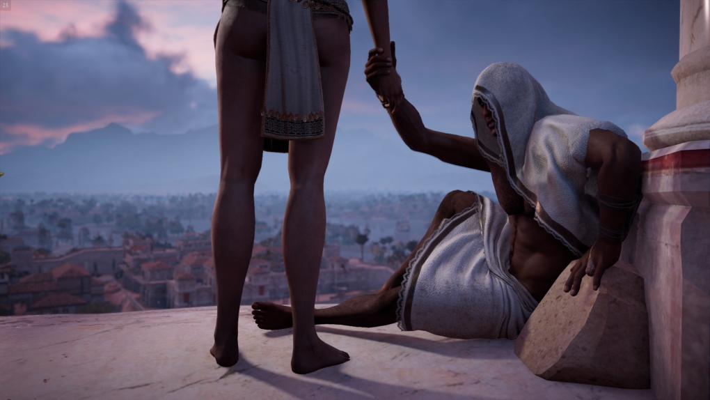 Голая Айя из Assassins Creed Origins